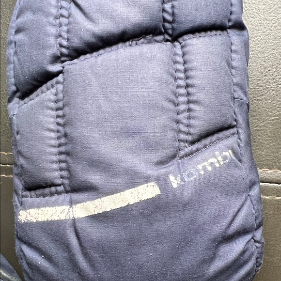 KOMBI | Vintage Womens Navy Quilted Ski Snowmobile Gore-Tex Mittens Medium - Picture 6 of 11